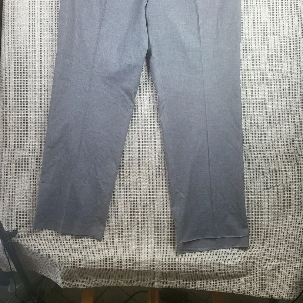 Banana Republic Pants Mens 38x32 Gray Tailored Dress Slacks‎ Flat Front Classic